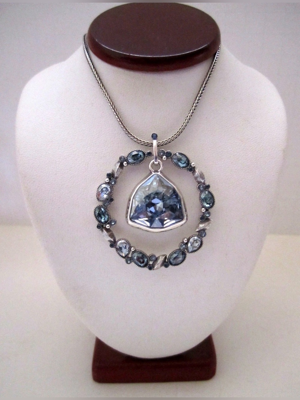 💎 RARE FIND! BRIGHTON Silver ‘DIVINE FEMININE’ Swarovski Crystal Necklace!